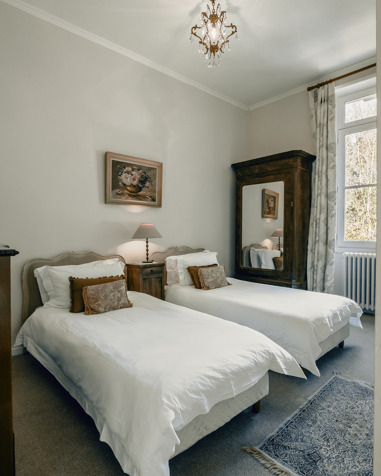 Twin room-chateau-de-la-vigne 1