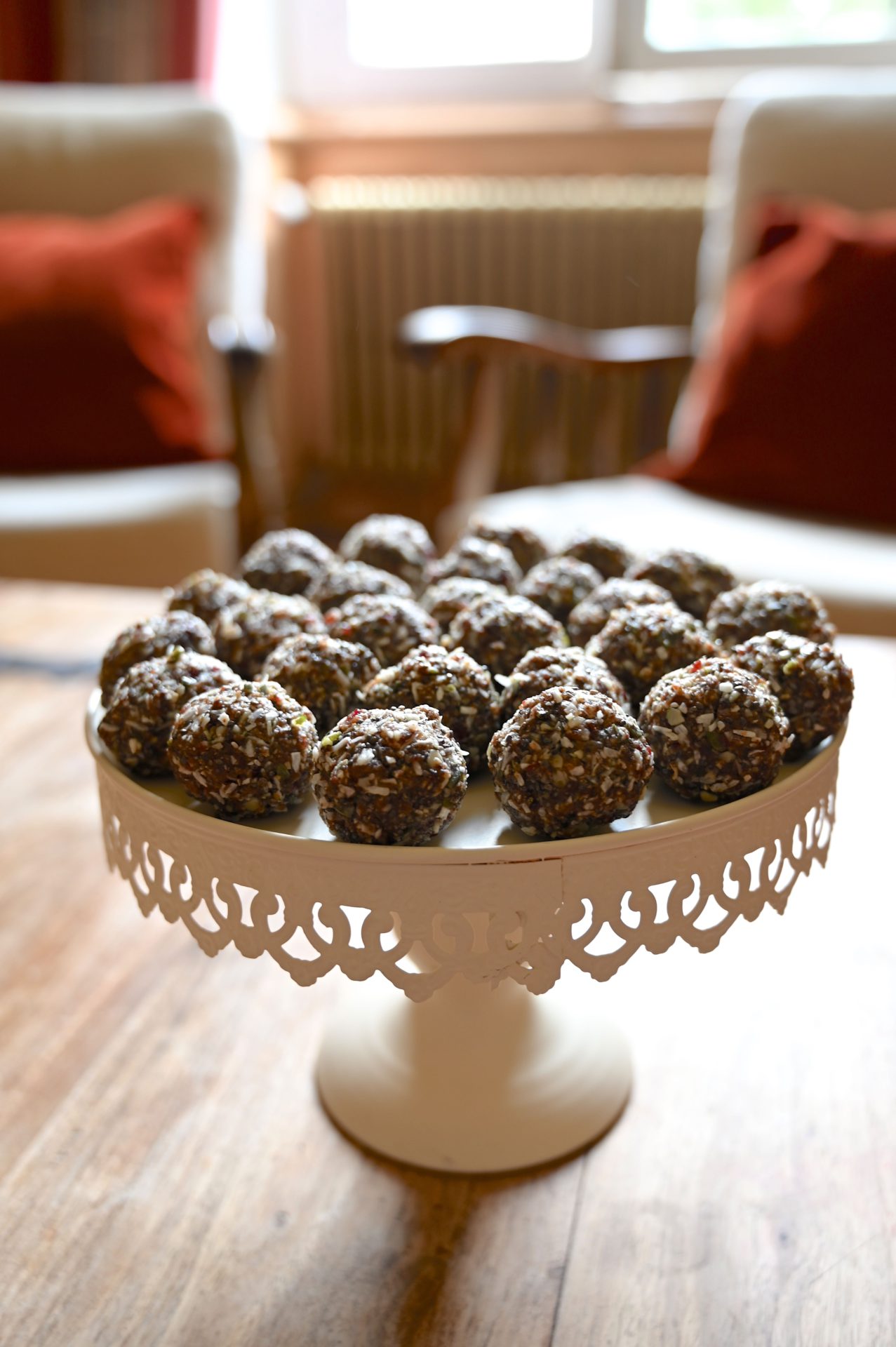 Energy balls for retreat at Chateau de la Vigne