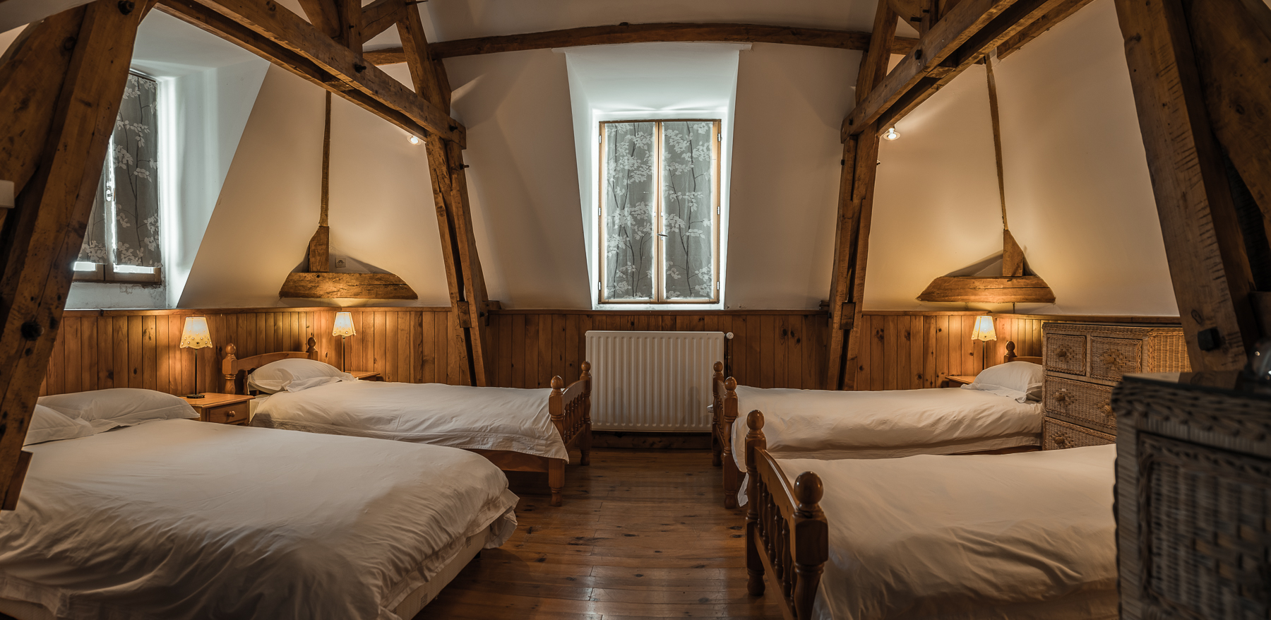 Top floor family suite at Chateau de la Vigne