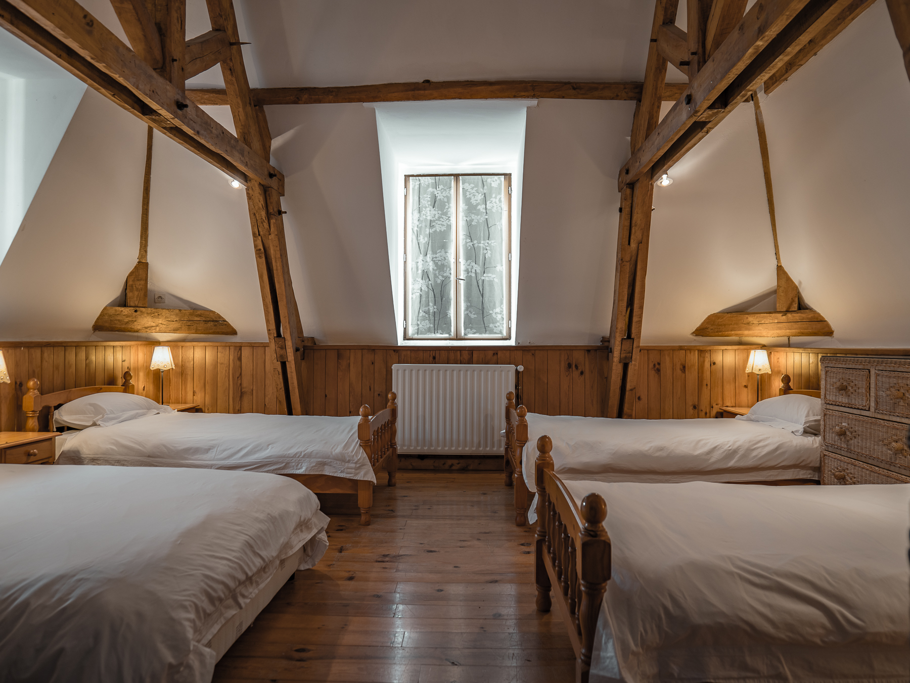 Family Suite on the top floor at Chateau de la Vigne
